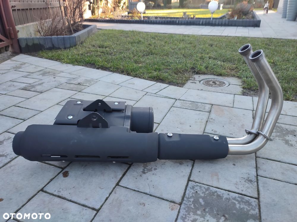 Tłumik, wydech, kolektor, osłona wydechu Kawasaki EN 650 Vulcan - 1