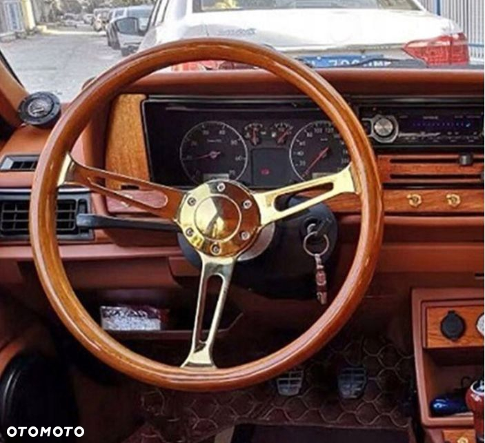 Kierownica drewniana real mahoń 380mm retro nardi - 8