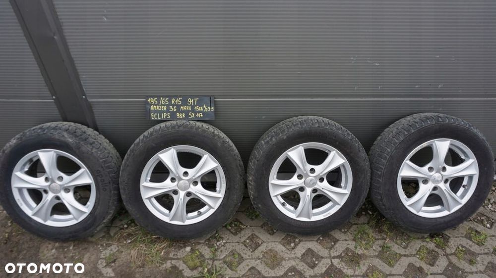 KOŁA ALUFELGI OPONY 195/65 R15 ECLIPS AMAZER 3G - 1
