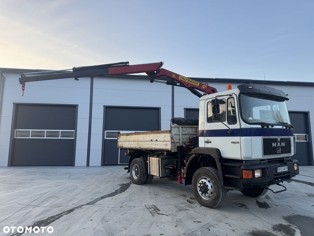 MAN 19.420 4x4 Wywrotka 3x Meiller Oryginał HDS Palfinger - 6