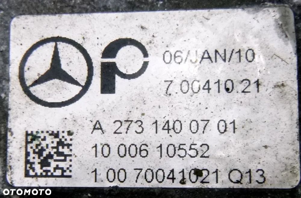 Mercedes CLS Kolektor Ssący A2731400701 - 4