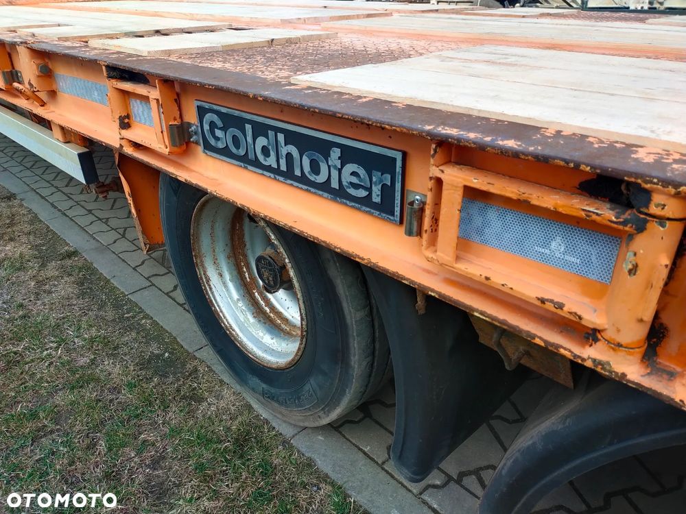 Goldhofer Przyczepa niskopodwoziowa 3 OSIE Najazdy Gruba solidna rama - 9
