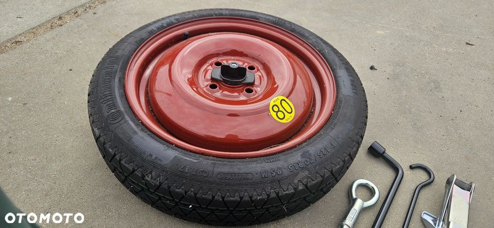 Koło dojazdowe dojazdówka lewarek ucho klucz Suzuki Splash Opel Agila B 2011r Continental 125/70R15 - 3