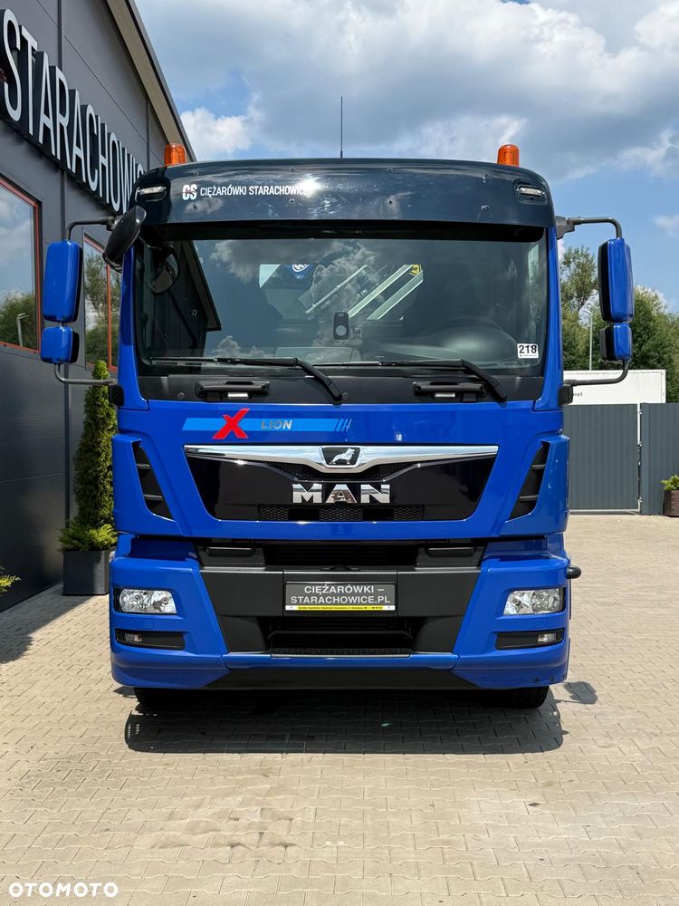 MAN TGM TGL TGS 18.250 // E6 // Klimatyzacja //  wywrotka + HDS HMF z pilotem // 4x2 // budowlanka // kiper wywrot żuraw dzwig kran crane - 6