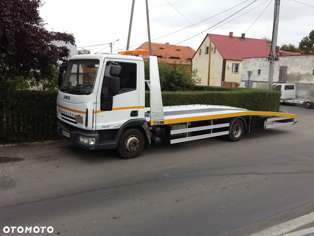 EUROCARGO IVECO 7.5t najazd autolaweta zabudowa KUNICE - 5