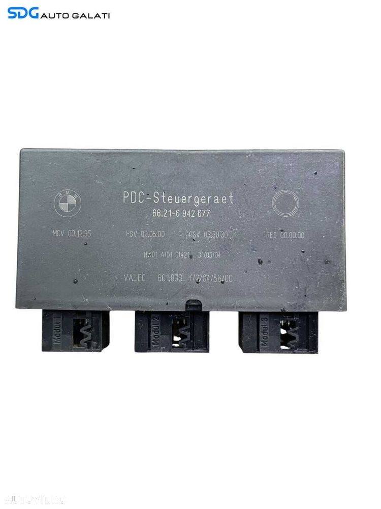 Unitate Modul Calculator Senzor Senzori Parcare Parktronic BMW Seria 5 E60 E61 2003 - 2010 Cod 66216942677 6942677 [M4361] - 1