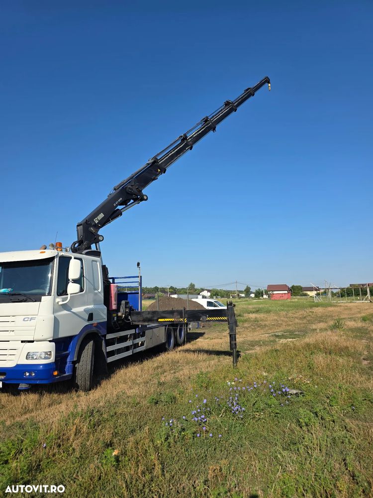 DAF Cf85  cu MACARA HIAB 477 XS - 12