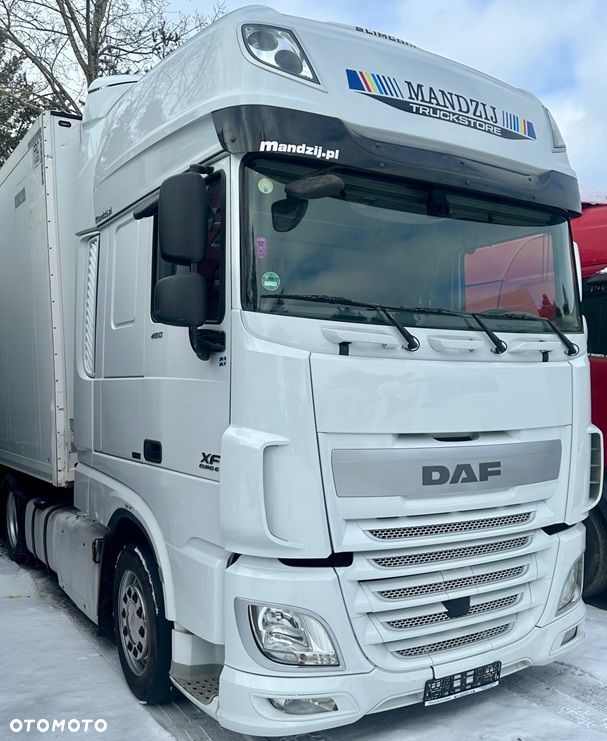 DAF XF460 SUPER SPACE CAB AUTOMAT STANDKLIMA LODÓWKA 2xALUTANK SPOJLERY SKÓRA LOW DECK MEGA EURO 6 2016r 960000km IGŁA - 2