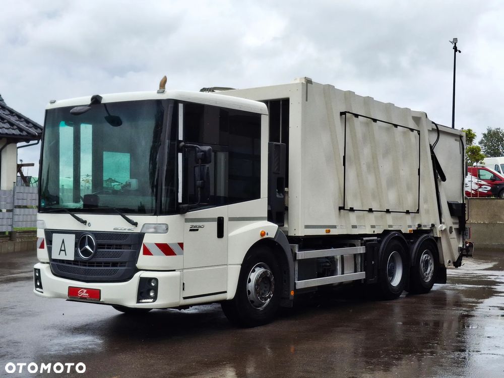 Mercedes-Benz Econic 2630 Śmieciarka Euro 6 FAUN Variopress 522 Zoeller 22m3 3 Osie Tylna Oś Skrętna Zawieszenie Pneumatyczne Centralne Smarowanie Zabudowy - 9