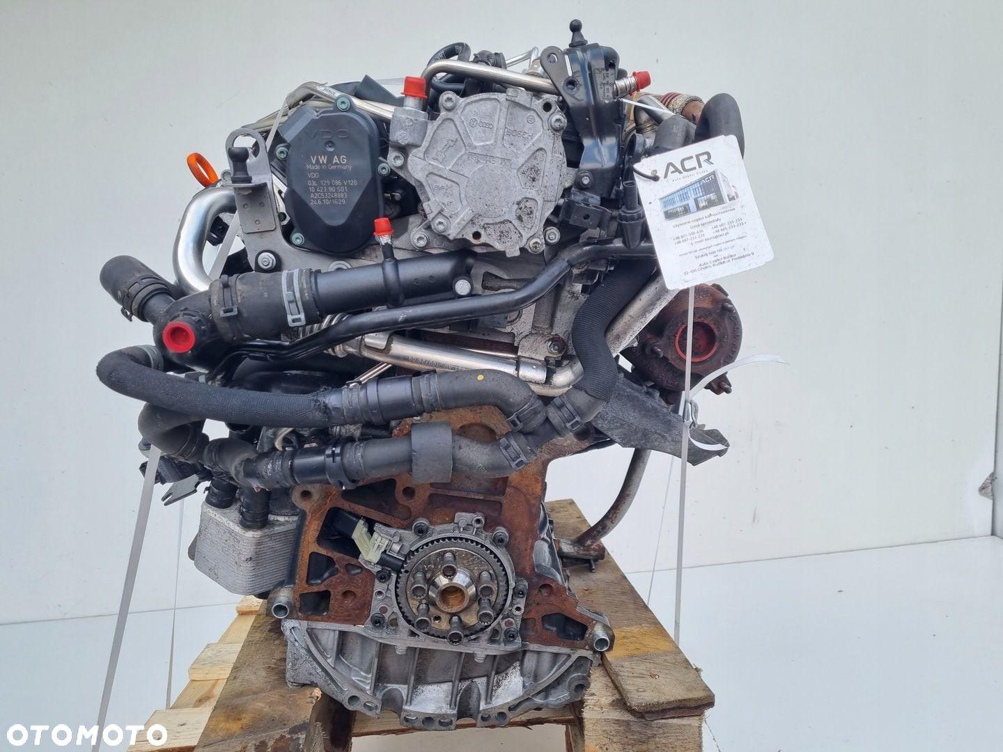 SILNIK KOMPLET Audi Q5 8R 2.0 TDI 136KM udokumentowane 140tyś CAG CAGB - 9