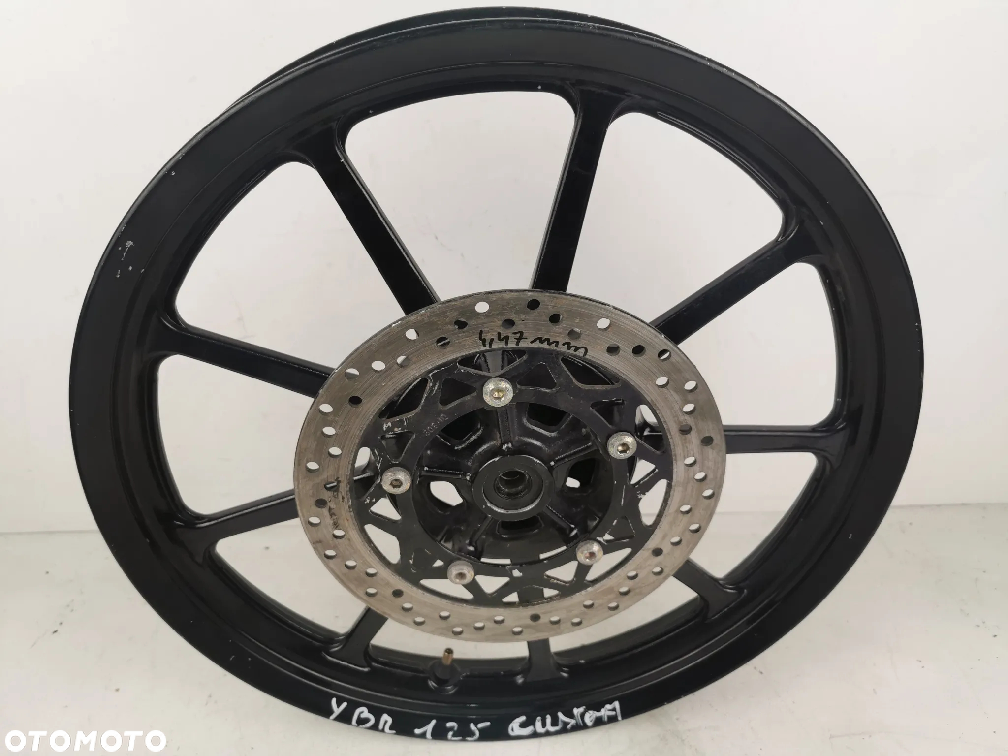 Yamaha YBR 125 Custom felga przód tarcze 15- - 3