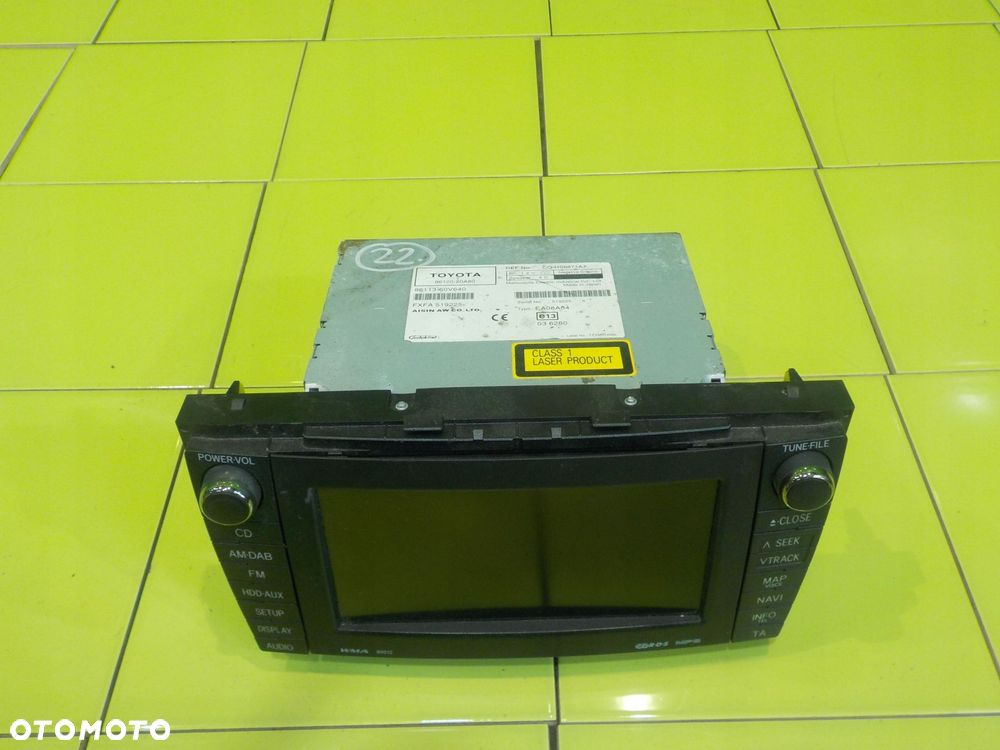 TOYOTA AVENSIS III T27 2.2 D4D 11r radio CD 86113-20A80 - 2