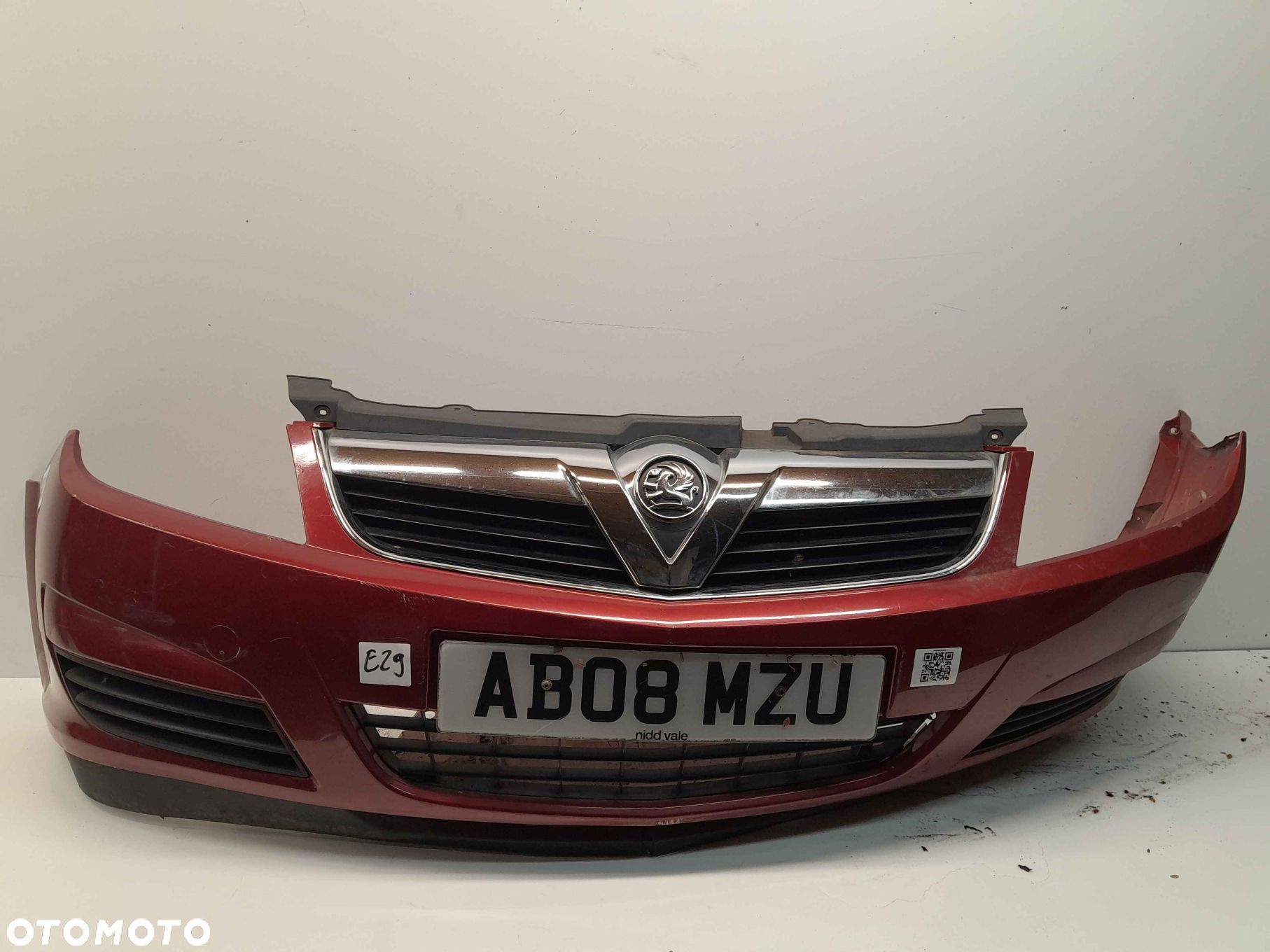 } ZDERZAK PRZÓD PRZEDNI OPEL VECTRA C LIFT FL Z50C BORDO BORDOWY - 1