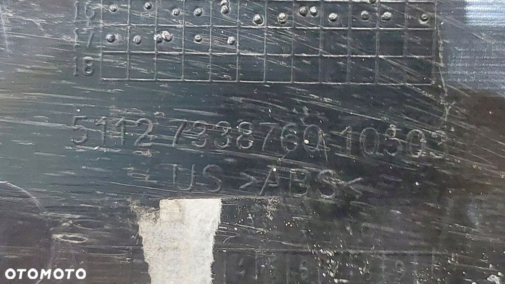 ŚLIZG ZDERZAKA TYŁ PRAWY BMW X4 F26 7338760 - 3