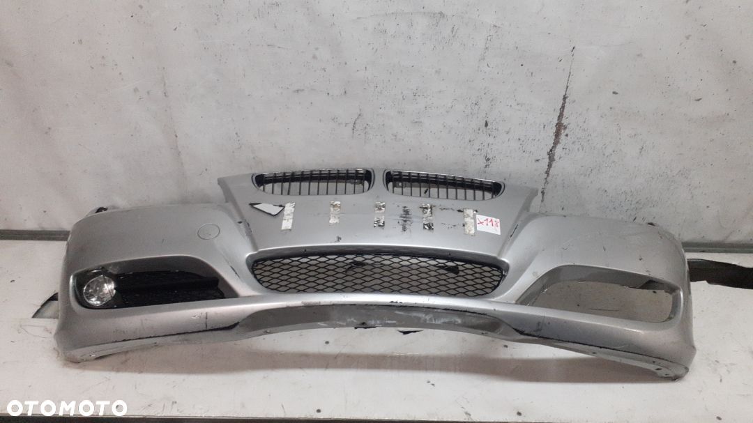 * ZDERZAK PRZÓD PRZEDNI DO BMW SERII 3 E90 E91 TITANSILBER SREBRNY HALOGENY LIFT FL - 1