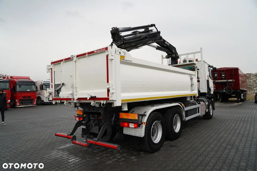 Renault C 430 / 6x4 / WYWROTKA 2 STRONNA / HYDROBURTA + HDS HIAB 211 EP-3 / EURO 6 / STEROWANIE RADIOWE / ROTATOR / ŁYŻKA - 17