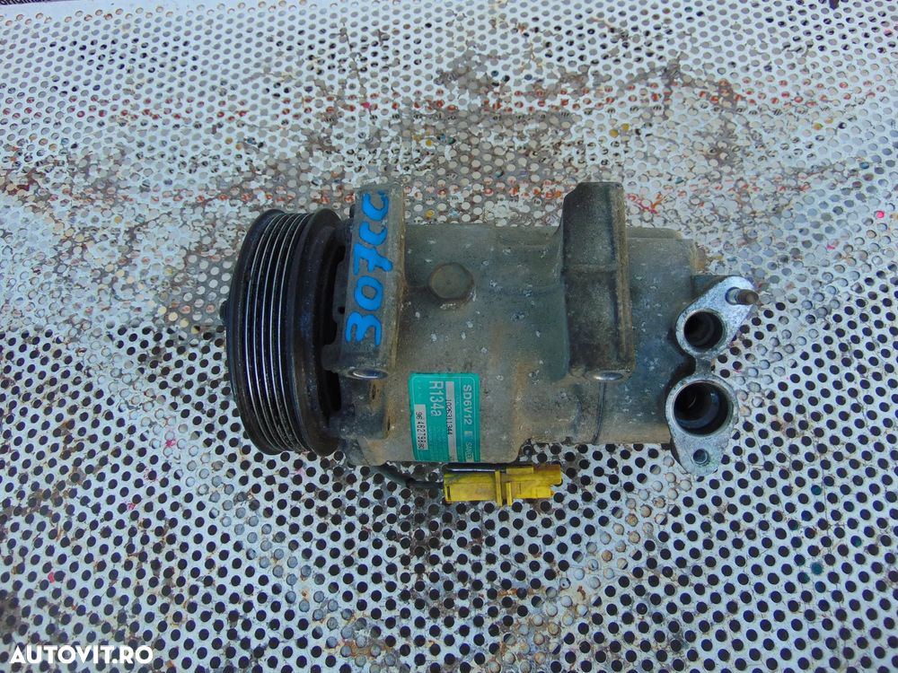 Compresor clima Peugeot 307 2.0 benzina 1.4 cod 9646279880 206 citroen c3 berlingo partner - 3
