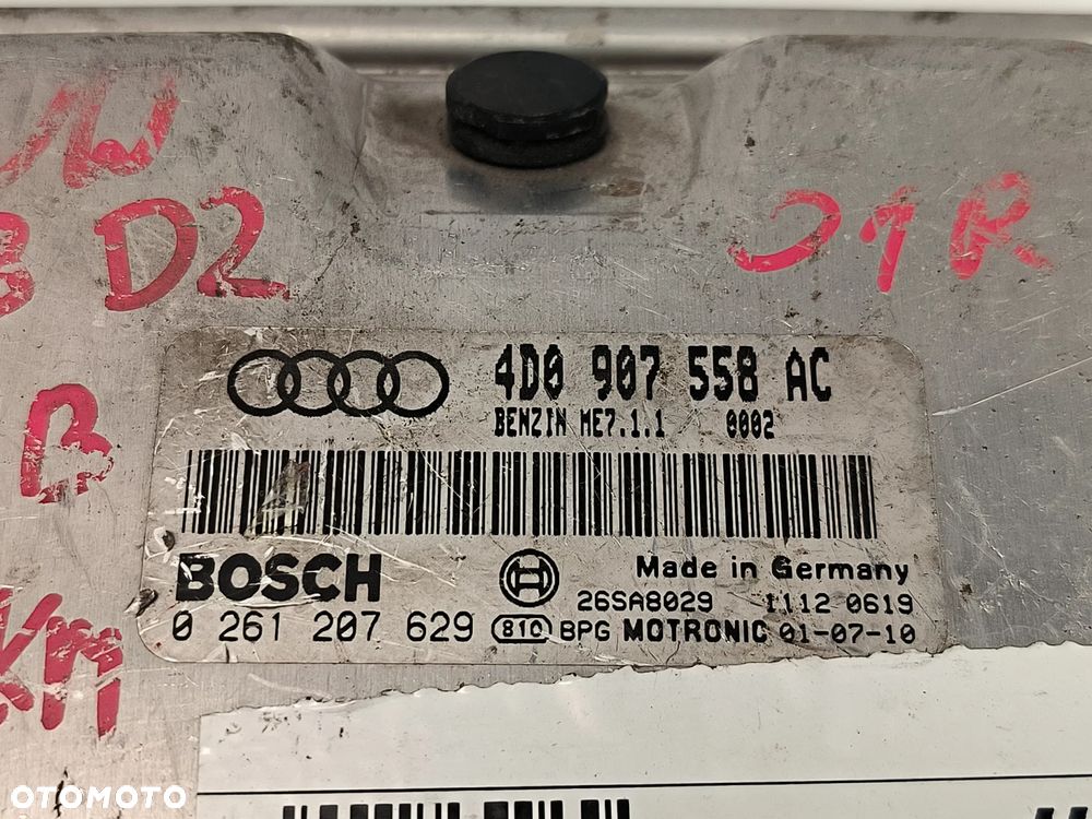 Sterownik / Moduł ECU / Komputery 4D0907558AC AUDI A8 S8 D2 4D - 3