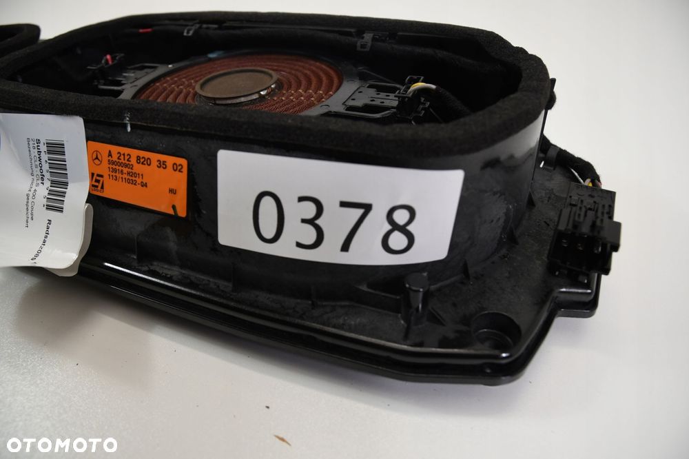 MERCEDES E W212 CLS W218 SUBWOOFER GŁOŚNIK 0378 - 4