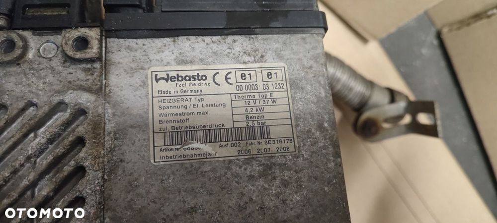 WEBASTO THERMO TOP E BENZIN 37W 4,2kW 2.5 BAR 3C316178 - 4