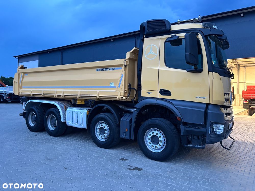 Mercedes-Benz Arocs 4148 Hydroburta Meiller Kipper 8x4 idealny stan - 12