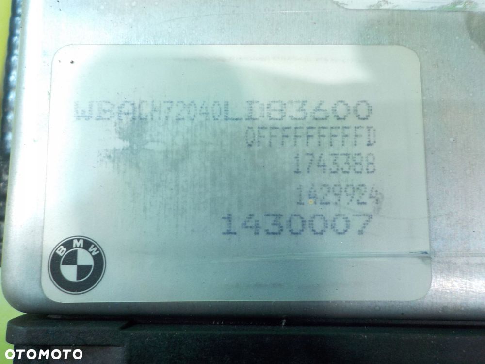 BMW Z3 E36/37 1.9 B 98r CABRIO 2D sterownik komputer silnika 1429924 - 5