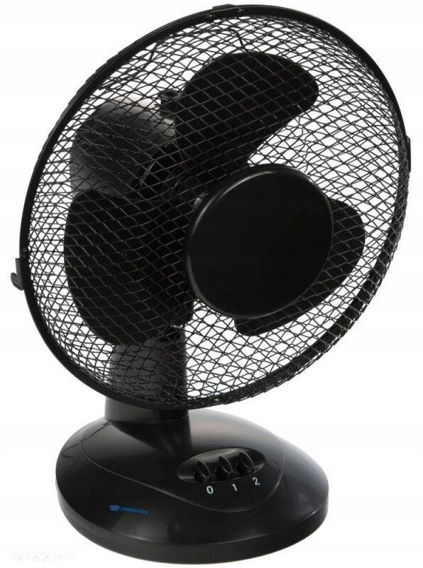 Wentylator stołowy Descon DA-0900B czarny 30w dedra - 1