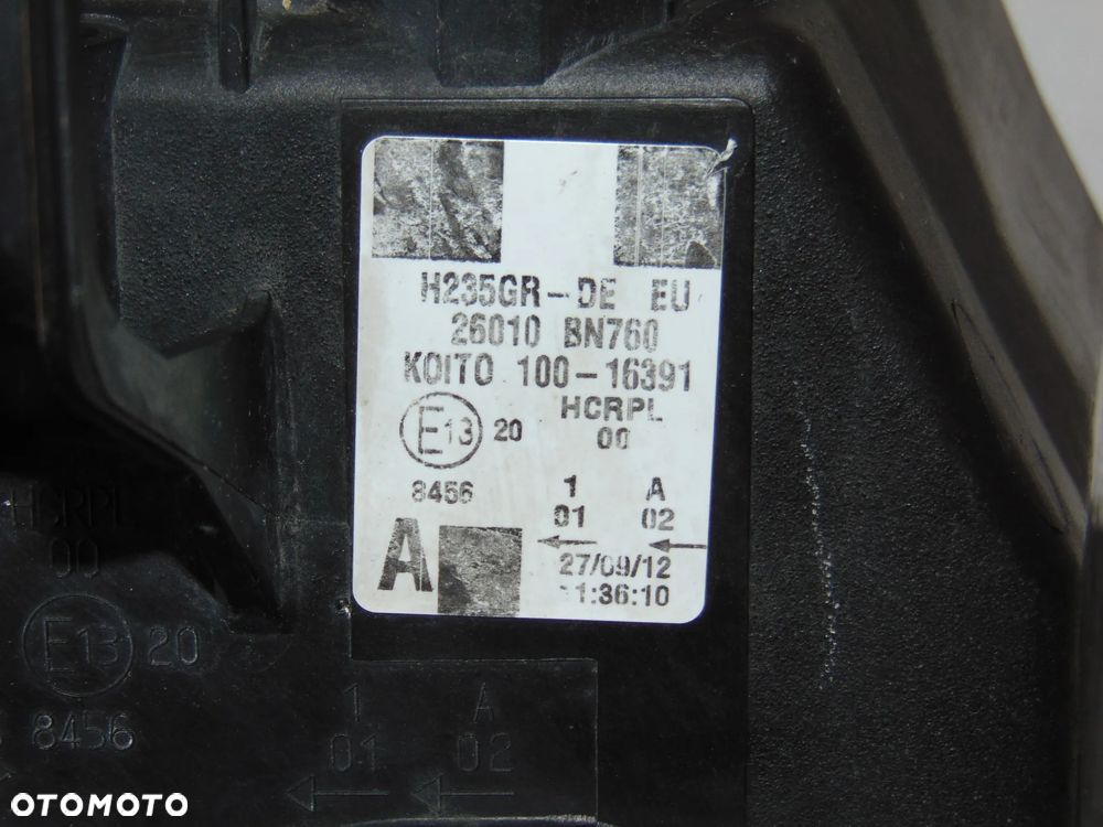 ORYGINAŁ lampa przednia przód lewa prawa Nissan Almera N16 lift FL 02-06r - 7