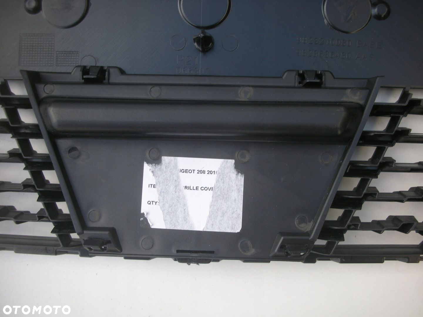 ATRAPA PLASTIK GRILL PEUGEOT 208 CHROM  ZAŚLEPKA 2019- - 4
