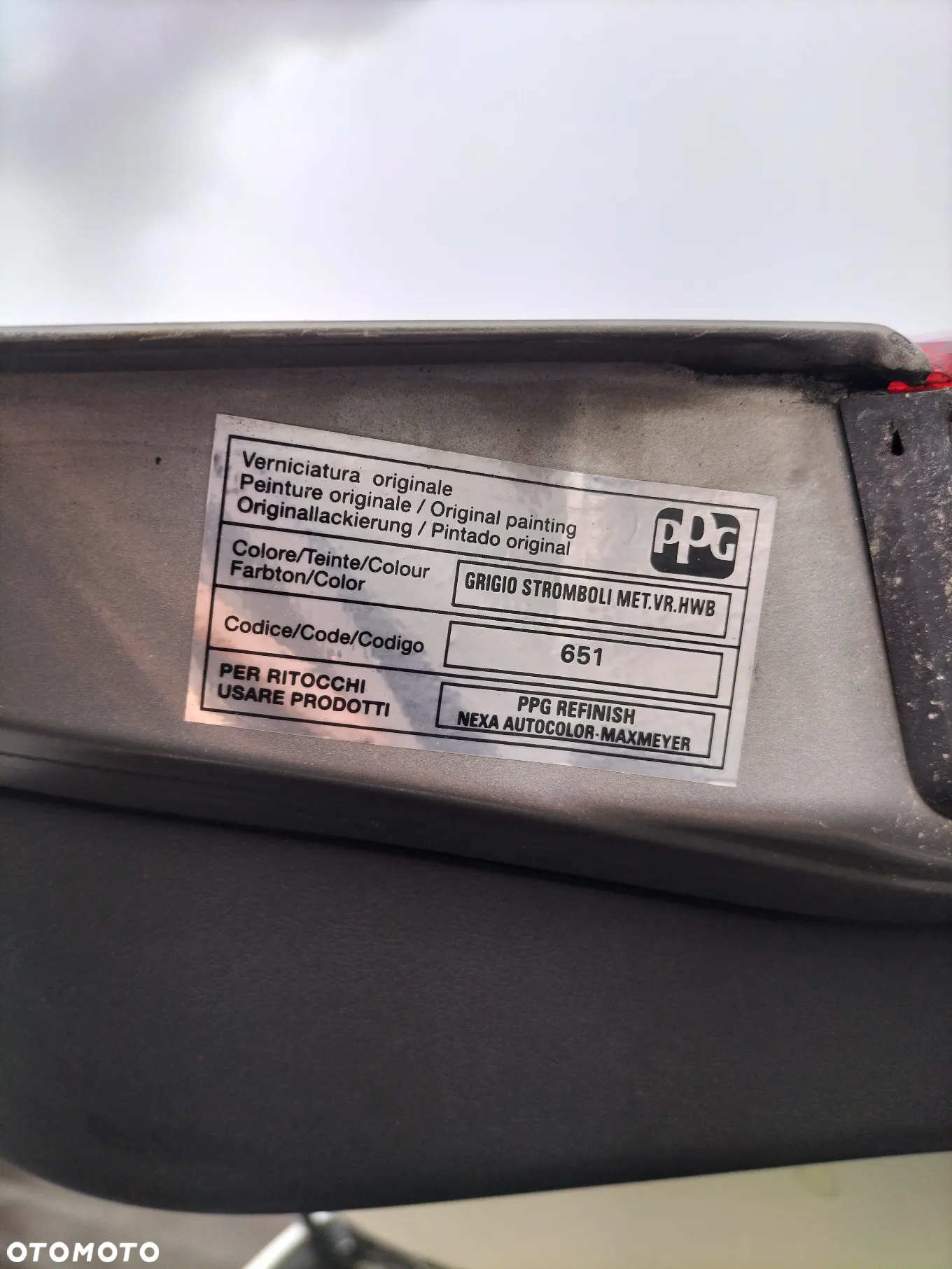 KOMPLETNY PRZÓD ALFA ROMEO 159 KOMBI 1.9 JTD 150 KM KOD LAK. 651 - 11