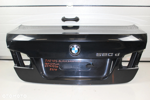 BMW F10 KLAPA BAGAŻNIKA BLACK SAPPHIRE