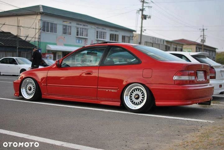 4x Felgi 16 HONDA Civic CRX MAZDA 323 MX3 MX5 VW Golf II BMW E30 Styl BBS RS - BY479 (LU247) - 5