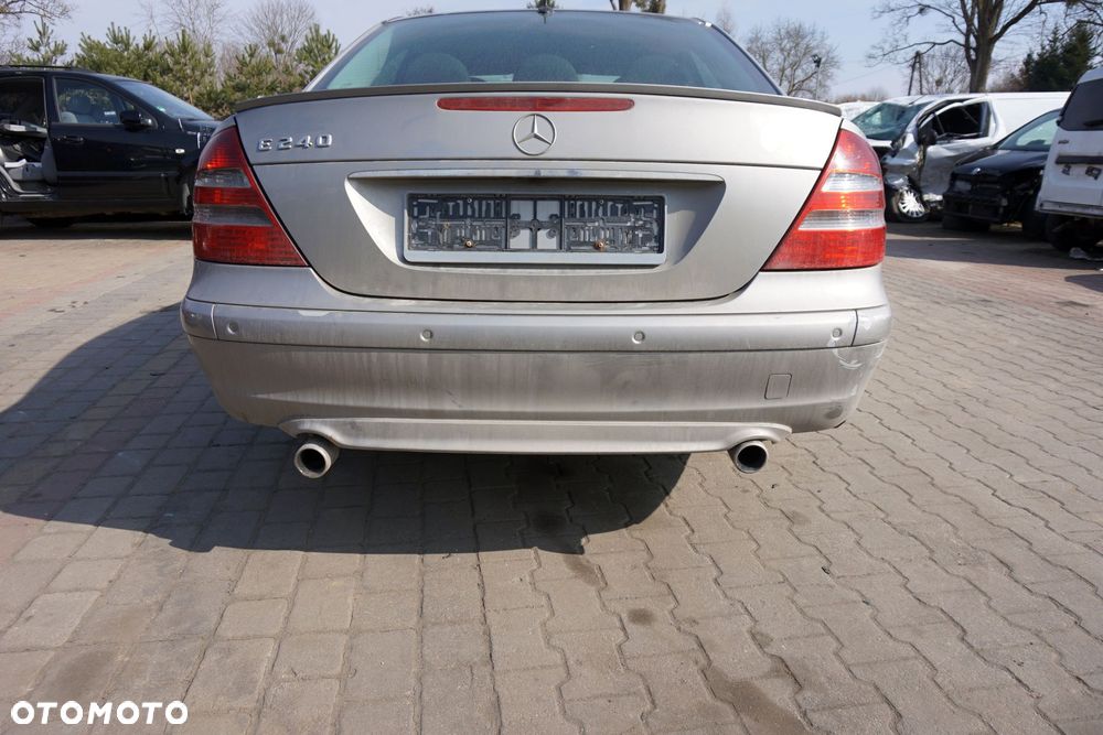 ZDERZAK TYLNY E-KLASA W211 SEDAN 723  SREBRNY CUBANITE MERCEDES 2002-2006 - 1