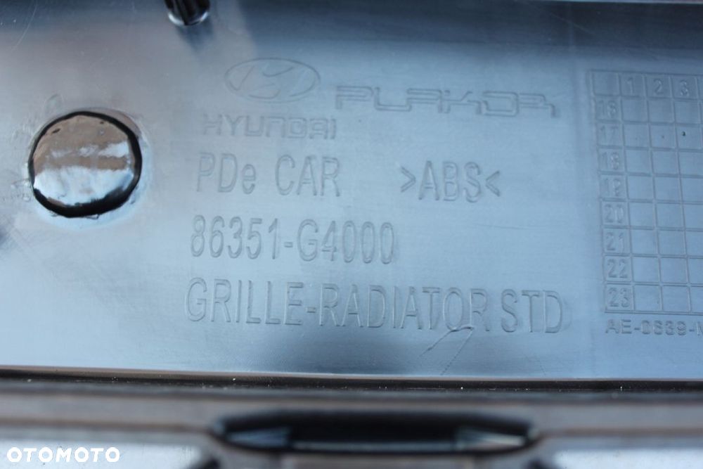 Hyundai I30 II 2017- Atrapa Grill Oryginał Nowa 86351-G4000 - 3