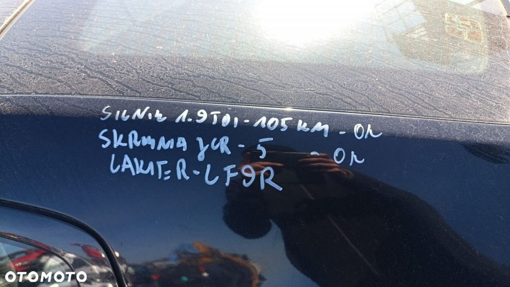 36038 Skoda Octavia 2 model od 04-08 silnik 1.9 TDI 105 BXE skrzynia JCR 5 biegowa lakier LF9R - 9