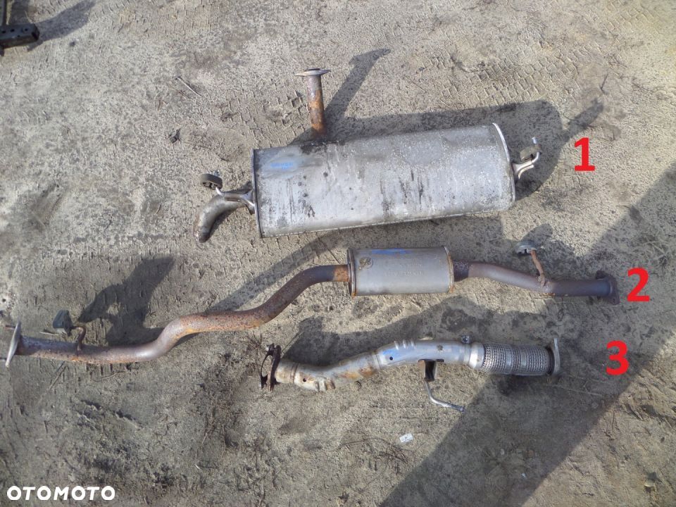 4366 3 WYDECH TŁUMIK QASHQAI 2 J11 14- 1.2 DIG-T - 1