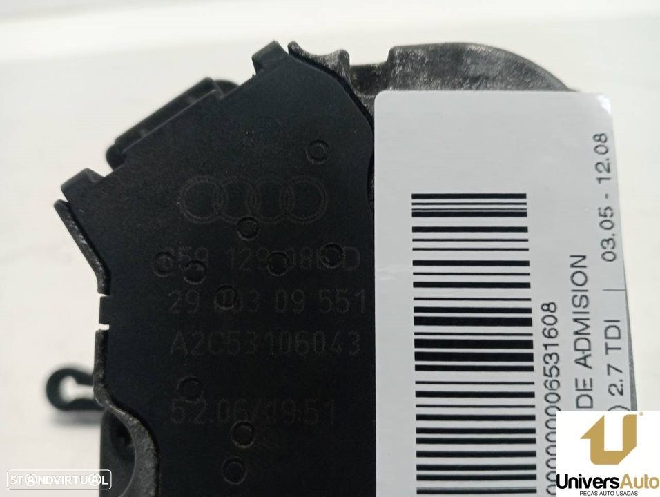 MOTOR CONDUTA DE ADMISSÃO AUDI A6 AVANT 2006 -059129086D - 3