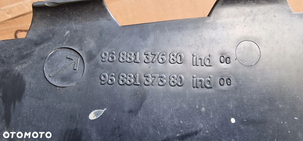 Osłona płyta pod zderzak przód Citroen C5 III 9688137680 9688137380 - 5