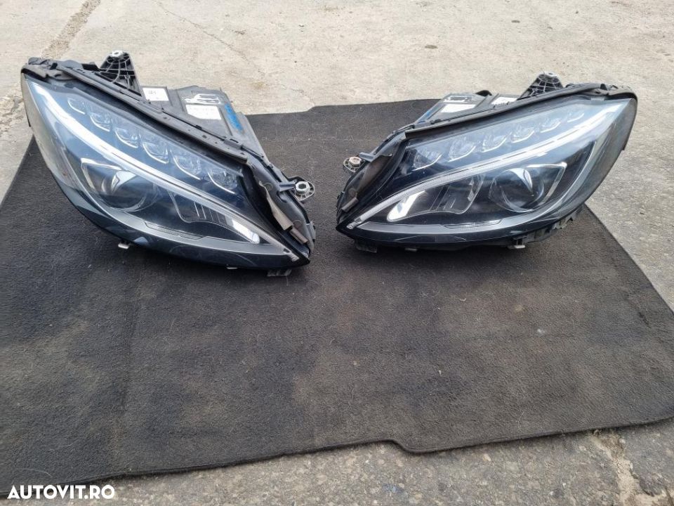 faruri led mercedes c class w205 an 2017 impecabile - 1