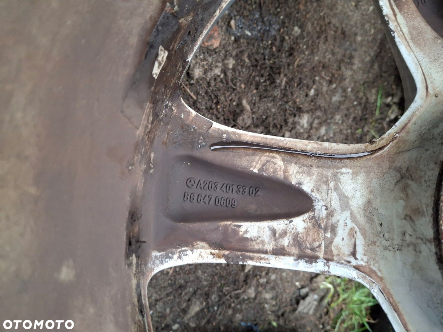 MERCEDES W204 W203 KOŁA 17 FELGI ALUMINIOWE A2034013302 7,5Jx17 ET36 5x112 - 8