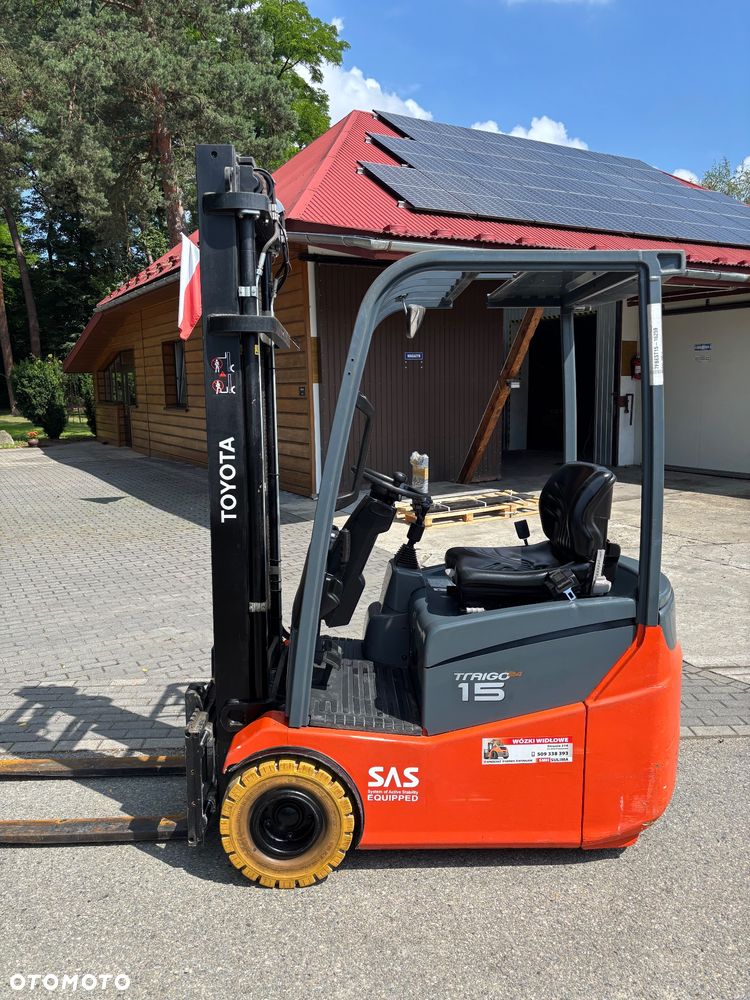Toyota wózek widłowy  7FBEST15 wolny skok 5,5M TRIPLEX 4 SEKCJE DLA SADOWNIKA - 1