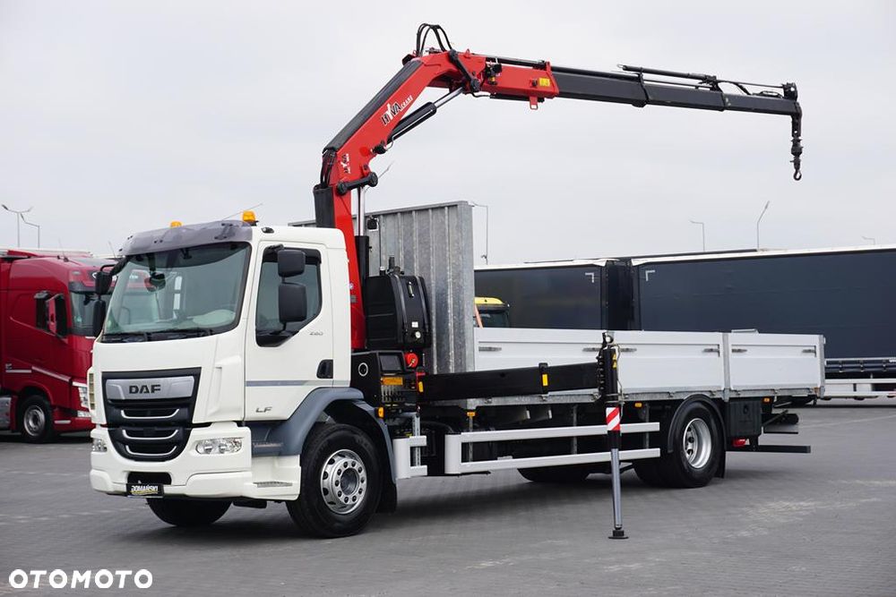 DAF LF / 260 / ACC / SKRZYNIOWY + HDS / HYVA HC-183 / PILOT / ROTATOR / WIDŁY - 1