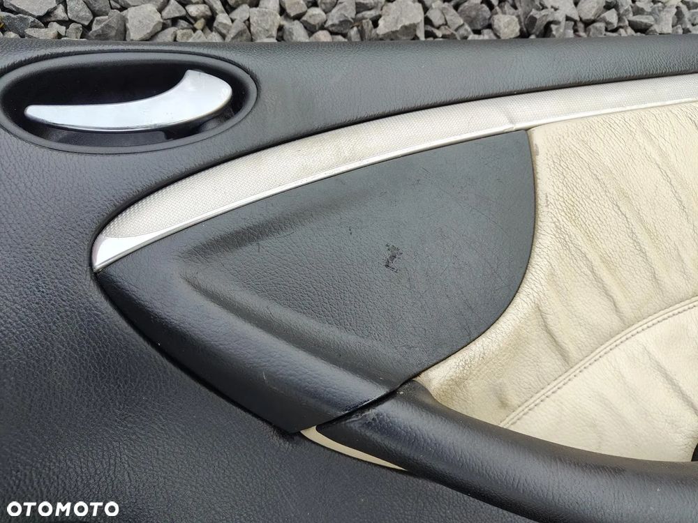 MERCEDES W209 CLK CABRIO BOCZEK TAPICERKA PRAWY PRZÓD PRZEDNI SKÓRA - 6