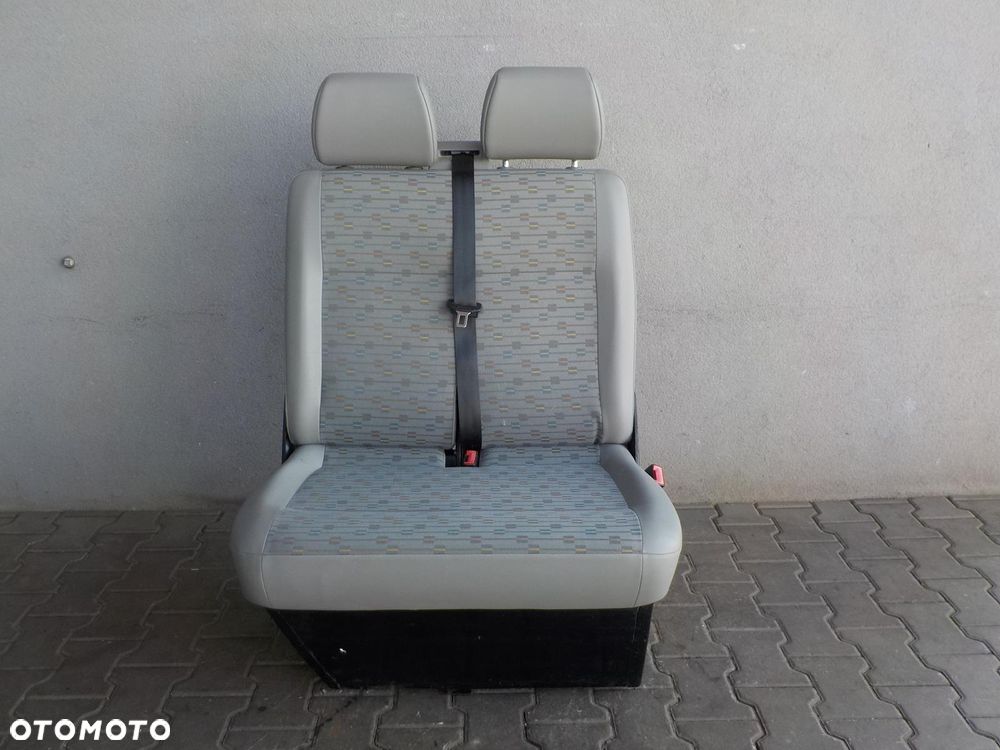 VW T5 LIFT T6 FOTEL SIEDZENIE KANAPA PODWÓJNA PASAŻERA PRZÓD PALACE - 3