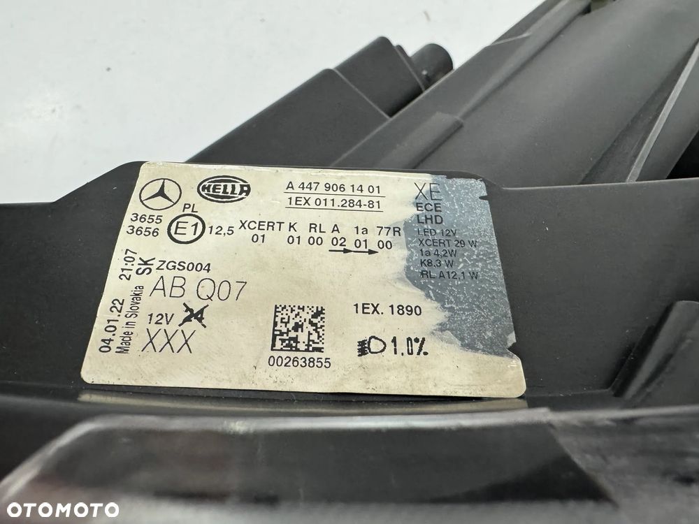LAMPA PRZEDNIA LEWA MERCEDES V KLASA W447 ILS - 4