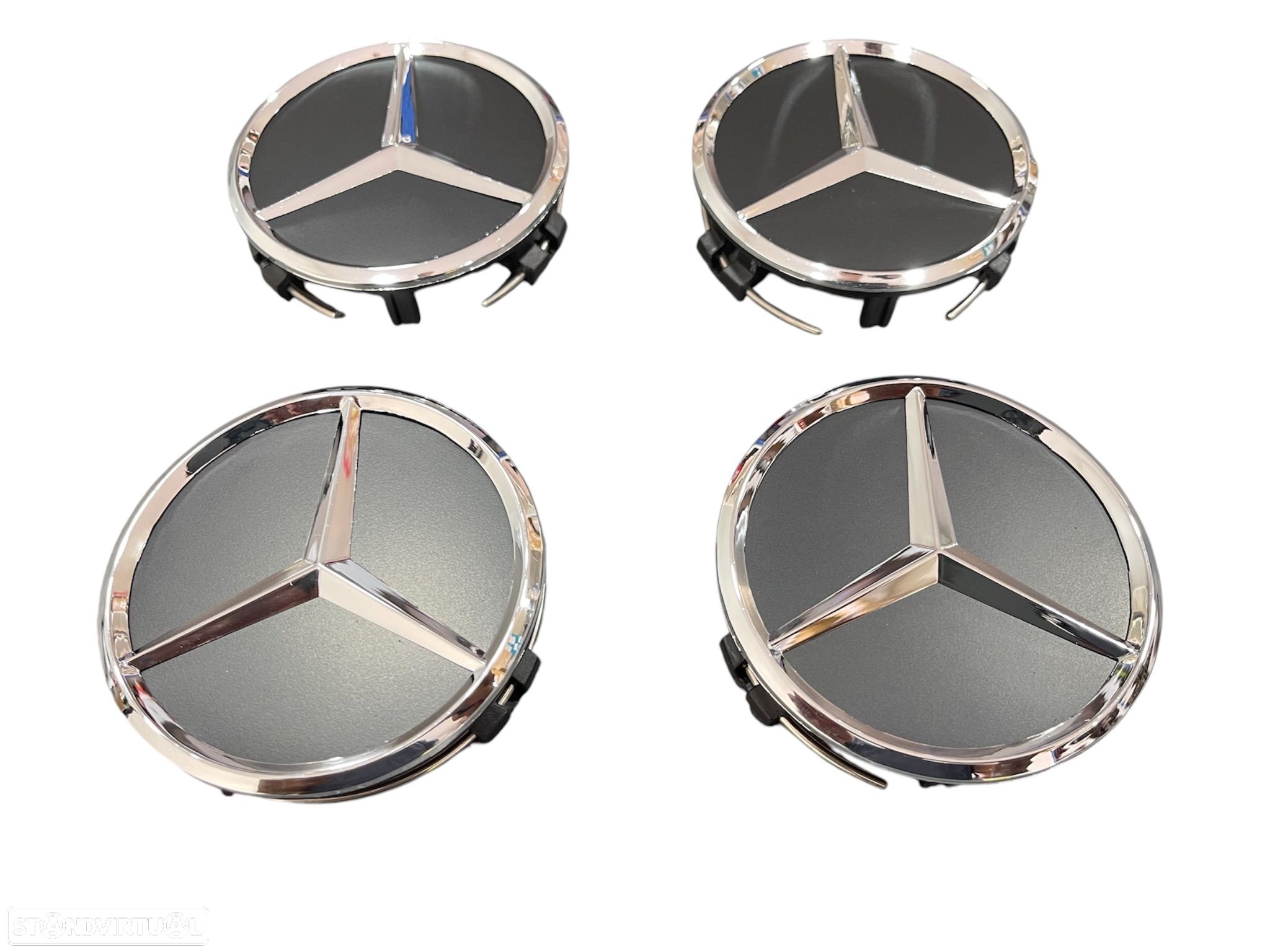 Tampa Tampão Centro Jante Mercedes 75mm W204 C218 A207 C117 CLA CLS E classe W212 S212 X166 W176 W205 W246 - 1