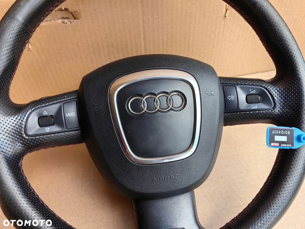 Kierownica z poduszką AUDI A4 B7 B8 A6 C6 S-LINE multifunkcja łopatki - 3
