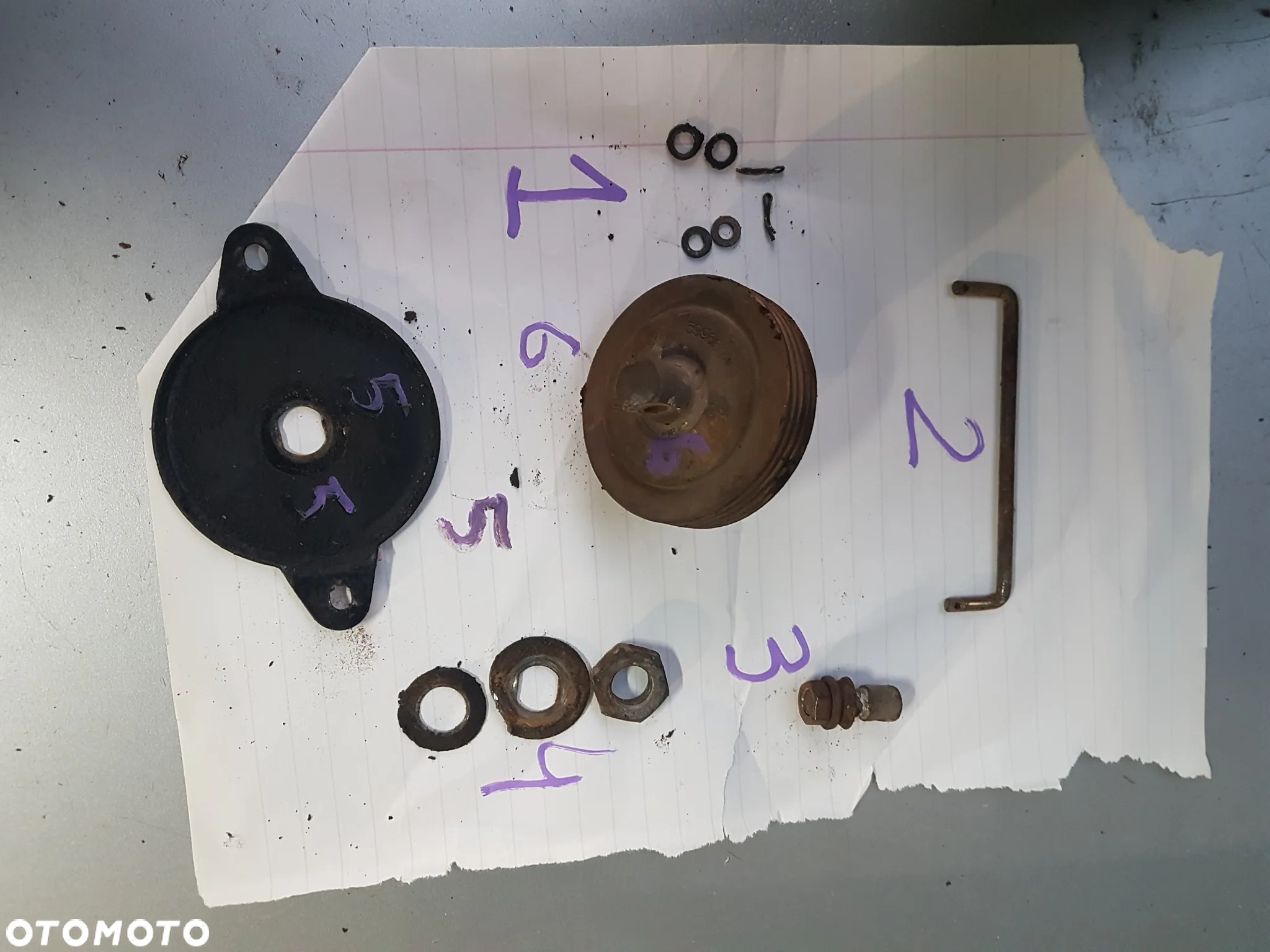 termostat śruba mocowanie pręt zabezpieczenie fiat 126p 126 p maluch oryginał - 4