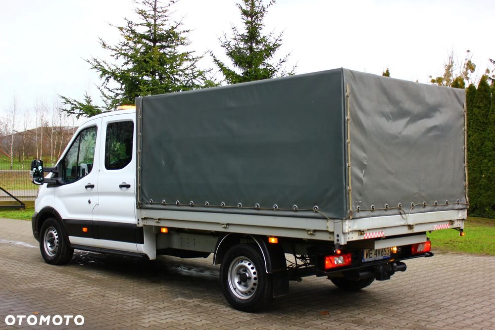 Ford TRANSIT BRYGADÓWKA 2.0 TDCI 130KM 7 OSÓB PAKA PLANDEKA OŚWIETLENIE ROBOCZE - 7