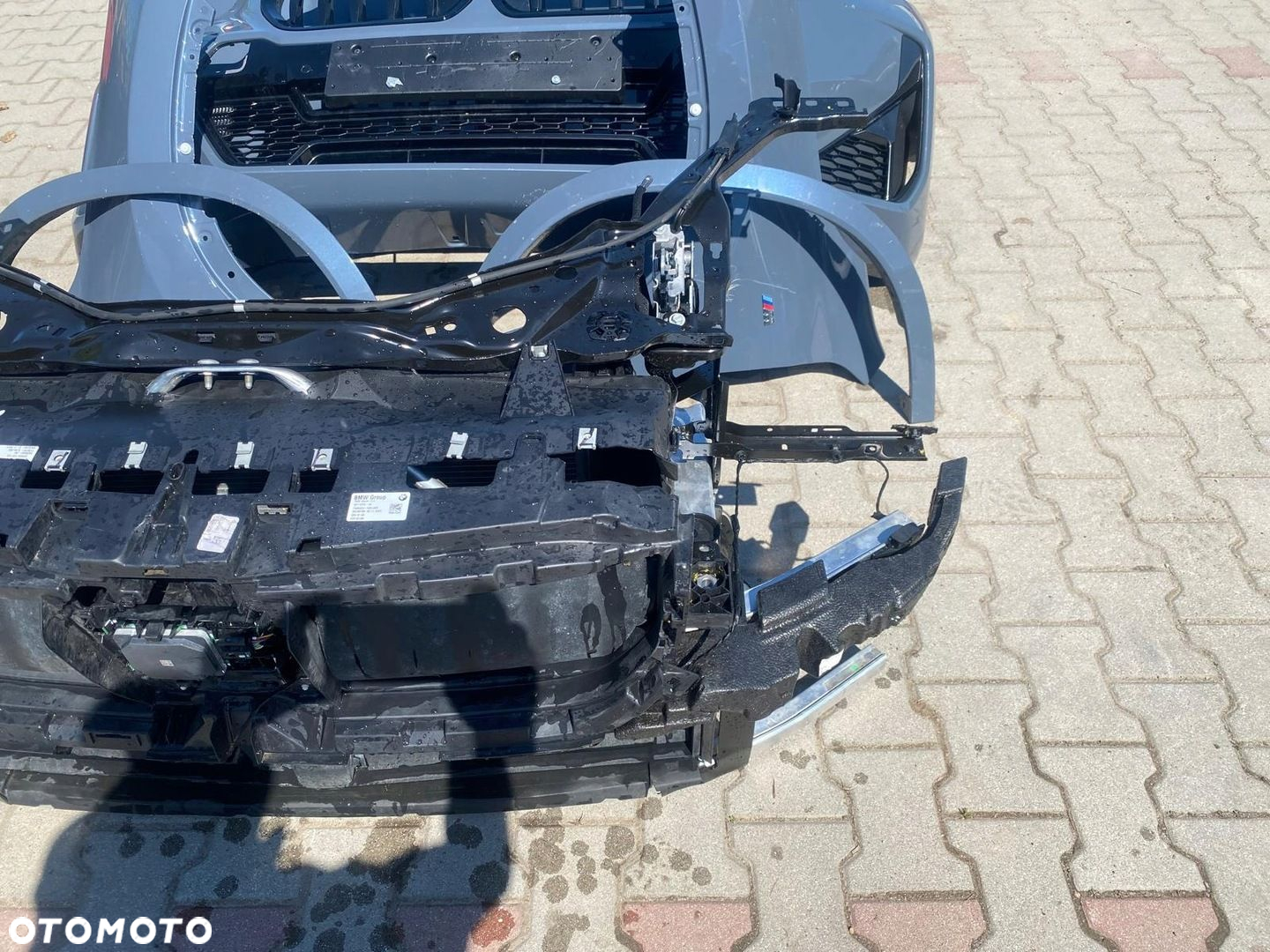ZDERZAK MASKA LAMPY PAS KOMPLET BMW X1 U11 M PAKIET LED SHADOW BLACK - 9